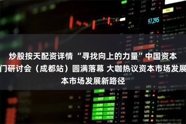 炒股按天配资详情 “寻找向上的力量”中国资本市场闭门研讨会（成都站）圆满落幕 大咖热议资本市场发展新路径