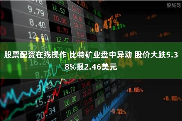 股票配资在线操作 比特矿业盘中异动 股价大跌5.38%报2.46美元