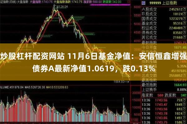 炒股杠杆配资网站 11月6日基金净值：安信恒鑫增强债券A最新净值1.0619，跌0.13%