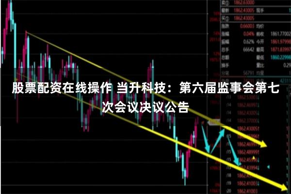 股票配资在线操作 当升科技：第六届监事会第七次会议决议公告